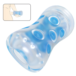 S-Hande transparente hombres masturbación taza juguetes Tpe impermeable personalizado producto Sexual - Product Image 1