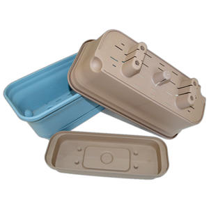 <span class=keywords><strong>Maceta</strong></span> de riego automático de doble capa SQ159, cuenco hidropónico <span class=keywords><strong>Rectangular</strong></span> de gran tamaño, macetas verdes para plantas - Product Image 4