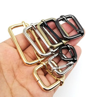 RW 13-50mm Ajusteur Boucle Glissière Sacs Accessoires Quincaillerie Carré Rectangle Tri-glisse Ajuster Rouleau Boucle Pin pour Vêtement