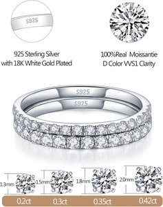 Anillo de Diamante de Laboratorio CHANG LAI IGI VS GIA 1.5ct 1ct Corona para Mujer Hombre Precio Talla 8 Joyería Anillos de Diamantes en Oro de 18k - Product Image 5