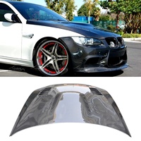 OLOTDI Style V Capot Moteur Avant en Fibre de Carbone Poli Miroir Noir Carbone Nouveau pour E92 E93 M3 2007+ B E92H004