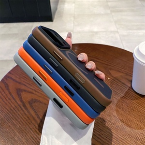 Magnetic TPU Frame Matte <b>PC</b> Hard Shockproof Phone Case <b>for</b> iPhone 17 17 Air 17 Pro Max case with <b>Camera</b> protection - Product Image 5