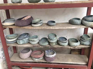 แจกันกระถางดอกไม้สไตล์หินสำหรับตกแต่งสไตล์หินธรรมชาติหรือเทขวดชา - Product Image 5