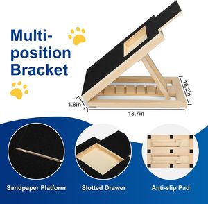 Jouet à mâcher pour chien en bambou naturel de haute qualité et écologique, et grattoir à ongles, avec taille personnalisée pour les animaleries, emballé en carton - Product Image 3