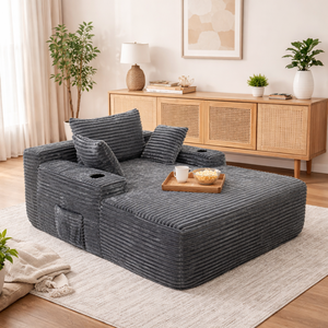 Boneless <b>Sofa</b> Compressed <b>Sofa</b> Bed Corduroy Big <b>Sofa</b> Hotel Vacuum Compressed Foam Couch Set Manufacturer - Product Image 3