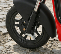 Scooter électrique 48V/60V 350W 500W, vélo électrique d'usine, pneu à vide de 14 pouces, 2 places, vélo électrique pour adultes