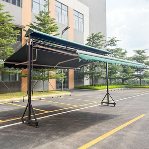 Biểu Tượng Tùy Chỉnh In Ấn Nhôm Có Thể Thu Vào Điện Mái Hiên Không Thấm Nước Windproof Dù Để Che Nắng Ô Dù Cho Có Thể Gập Lại Bán - Product Image 1