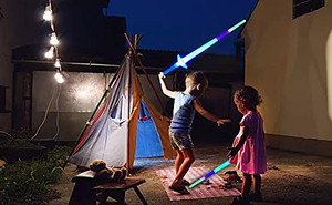 Épée lumineuse LED rétractable en quatre sections pour fêtes, accessoire de cheerleading, jouet lumineux néon, fournitures fantaisie en gros - Product Image 4