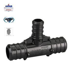 2025 bán buôn tốt nhất seller3/4 "-3/4"-1/2 "nhựa pex <span class=keywords><strong>TEE</strong></span> dẫn miễn phí r giảm phù hợp <span class=keywords><strong>TEE</strong></span> PPSU trượt phụ kiện pex phụ kiện - Product Image 1