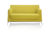 Mobilier évolutif de designer en tissu vert, canapé combinaison pour bureau, arc-en-ciel, barres d'attente VIP