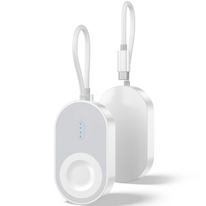 Cargador Inalámbrico para Reloj HNT 2 en 1, 1200mAh, Entrada Tipo-C, Carga Rápida, Portátil, Magnético, para <span class=keywords><strong>Apple</strong></span> <span class=keywords><strong>Watch</strong></span> 6/7/8/9 - Product Image 3