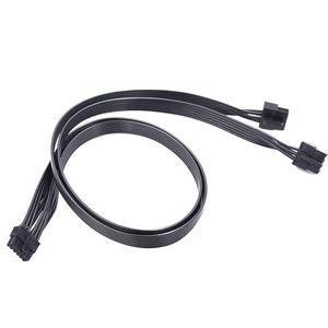 อะแดปเตอร์แปลงไฟ PSU แบบคู่หัวตัวผู้ PCIe 8พินเป็นหัวตัวเมีย Mini 12พินสำหรับ GPU <span class=keywords><strong>NVIDIA</strong></span> GeForce RTX ซีรีส์30เหมาะสำหรับพาวเวอร์ซัพพลาย <span class=keywords><strong>EVGA</strong></span> รุ่น P2/G2/G3/T2 - Product Image 1