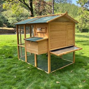 Gabbia per animali domestici in legno per esterni grande pollaio in legno - Product Image 3