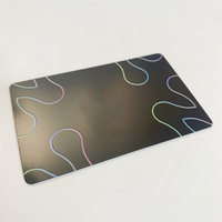 Tarjeta Metálica RFID NFC de Alta Seguridad con Chip NTAG213 Encriptado de 13.56MHz, Resistente al Agua, para Control de Acceso de Visitantes Empresariales y Credenciales Temporales
