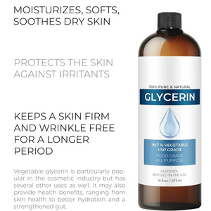 น้ำมันกลีเซอรีนไม่มีรสใสละลายและเทลงในผลิตภัณฑ์ดูแลผิว - Product Image 2