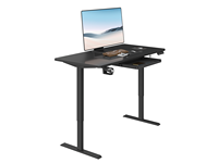 Escritorio Ergonómico de Altura Ajustable Eléctrico, Moderno y Resistente, de Metal, con un Solo Motor, Estación de Trabajo para Computadora, Fácil de Armar