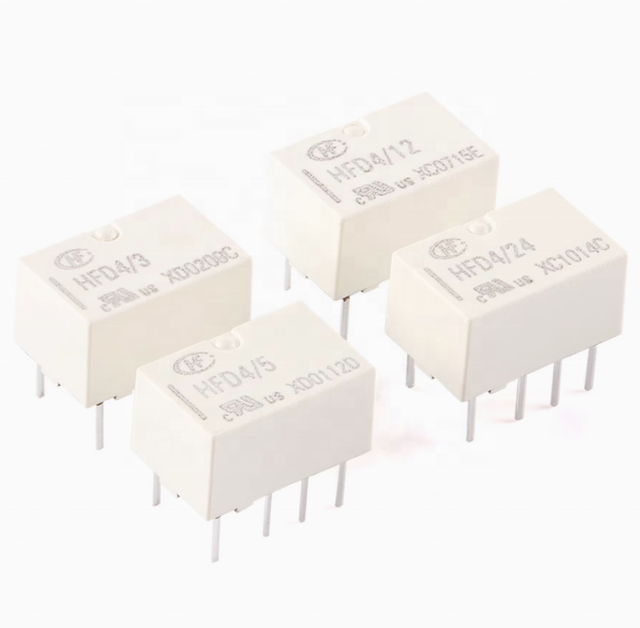 New Original Relay HFD4-3 HFD4-4 HFD4-5 HFD4-12V Relay HFD4-24V 8-pin In-line Small signal Relay
