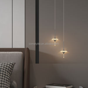 럭셔리 K9 크리스탈 펜던트 라이트 밝은 Led 조명 장식 실버 프리즘 컷 샹들리에 호텔 빌라 프로젝트 - Product Image 5