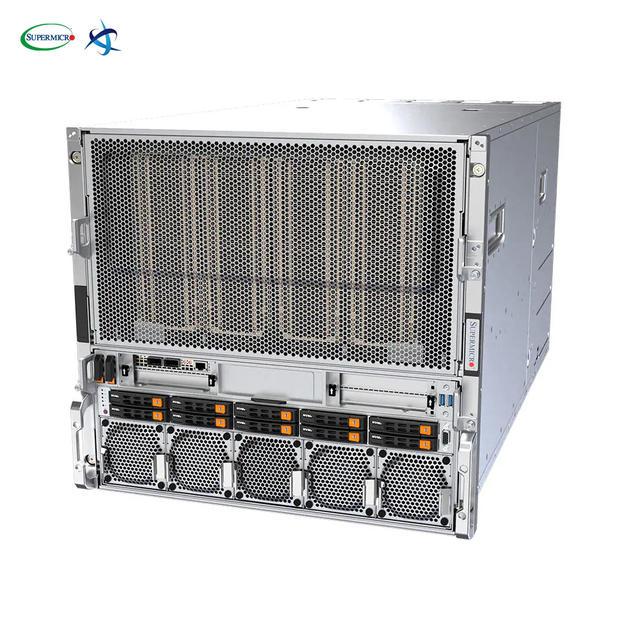 Supermicro SYS A21GE NBRT AI Server 10U Rack HGX B200 8GPU 14TB HBM3E Dual Xeon Scalable Processors 32 DDR5 Slots GPU Server