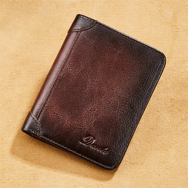 High Quality Top Genuine Leather Men'S Wallet Luxury Large Capacity Designer Wallet For Men