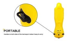Professionale giallo aria dummy per guanti da portiere di <span class=keywords><strong>calcio</strong></span> di formazione - Product Image 2