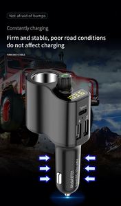Multifunctional 2 <b>USB</b> Type c Port Car Radio Blue Tooth <b>MP3</b> Music <b>Player</b> Wireless Receiver Handsfree Call FM Transmitter - Product Image 4