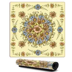 Tapis de mahjong en néoprène de qualité supérieure pour tables, carré de 32,5 pouces, design pliable, facile à ranger, produit très vendu dans le monde entier - Product Image 1