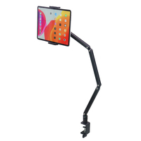 Support de bureau multifonction à hauteur réglable pour tablettes mobiles jusqu'à 17.3 pouces pour un usage domestique