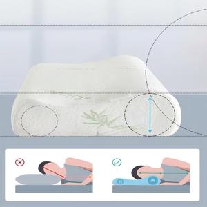 Gối ngủ nghiêng hình sóng, chất liệu mút hoạt tính, thiết kế công thái học, thoáng khí, hỗ trợ chỉnh hình cột sống, có vỏ gối tháo rời - Product Image 4