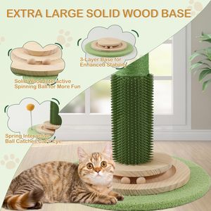 Rascador para Gatos Starmon con Cuerda de Sisal, Rascador Grande para Gatos con Pelota Colgante para Gatitos y Gatos Medianos y Grandes - Product Image 2