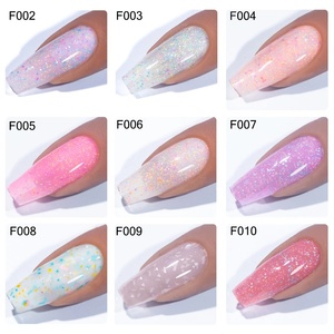 Esmalte de uñas en <span class=keywords><strong>gel</strong></span> <span class=keywords><strong>Fantasy</strong></span> Glitter White <span class=keywords><strong>Gel</strong></span> grueso Vernis 15ML Nueva base de goma UV Barniz de manicura LED semipermanente para arte de uñas - Product Image 3