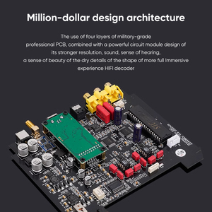 BRZHIFI SU10 <span class=keywords><strong>HIEND</strong></span> AK4499 DAC Amplificador de audio Hi-fi Estéreo Amplificador de audio BT 5,3 DSD512 Amplificador de sistema de sonido para el hogar - Product Image 3