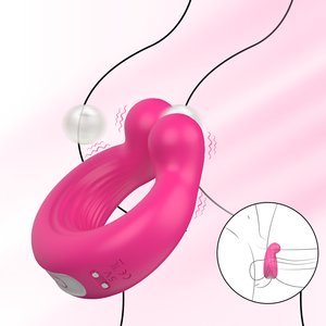 Anillo Vibrador de Silicona para Pene, Juguete Sexual para Hombres Adultos, Marca S-HANDE - Product Image 1
