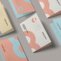 Cartes de visite de luxe personnalisées avec dorure à chaud, gaufrage, feuille holographique - Impression offset sur carton épais