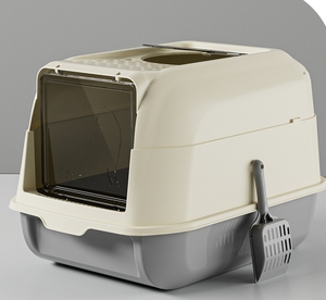 Caja pequeña de gran tamaño completamente cerrada para gatos, desodorante para inodoro, desodorante para gatos, lavabo para mierda, Extra grande a prueba de salpicaduras - Product Image 4
