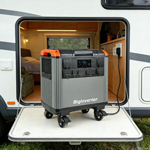 Centrale électrique BIGINVERTER 5000W haute capacité 5000Wh pour camping-car, terrasse extérieure et utilisation d'appareils électroménagers en intérieur - Product Image 1