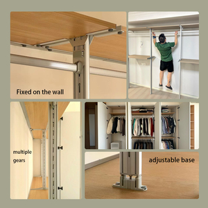 Hệ thống tủ quần áo bằng kim loại tái sử dụng - Giải pháp tổ chức tủ quần áo dạng mô-đun - Product Image 6