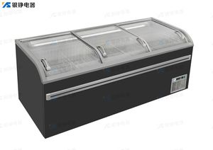 Congelador de Isla Comercial YINZHENG sin Escarcha de Una Sola Temperatura para Supermercados, Equipo de Refrigeración para Exhibición en Isla - Product Image 3
