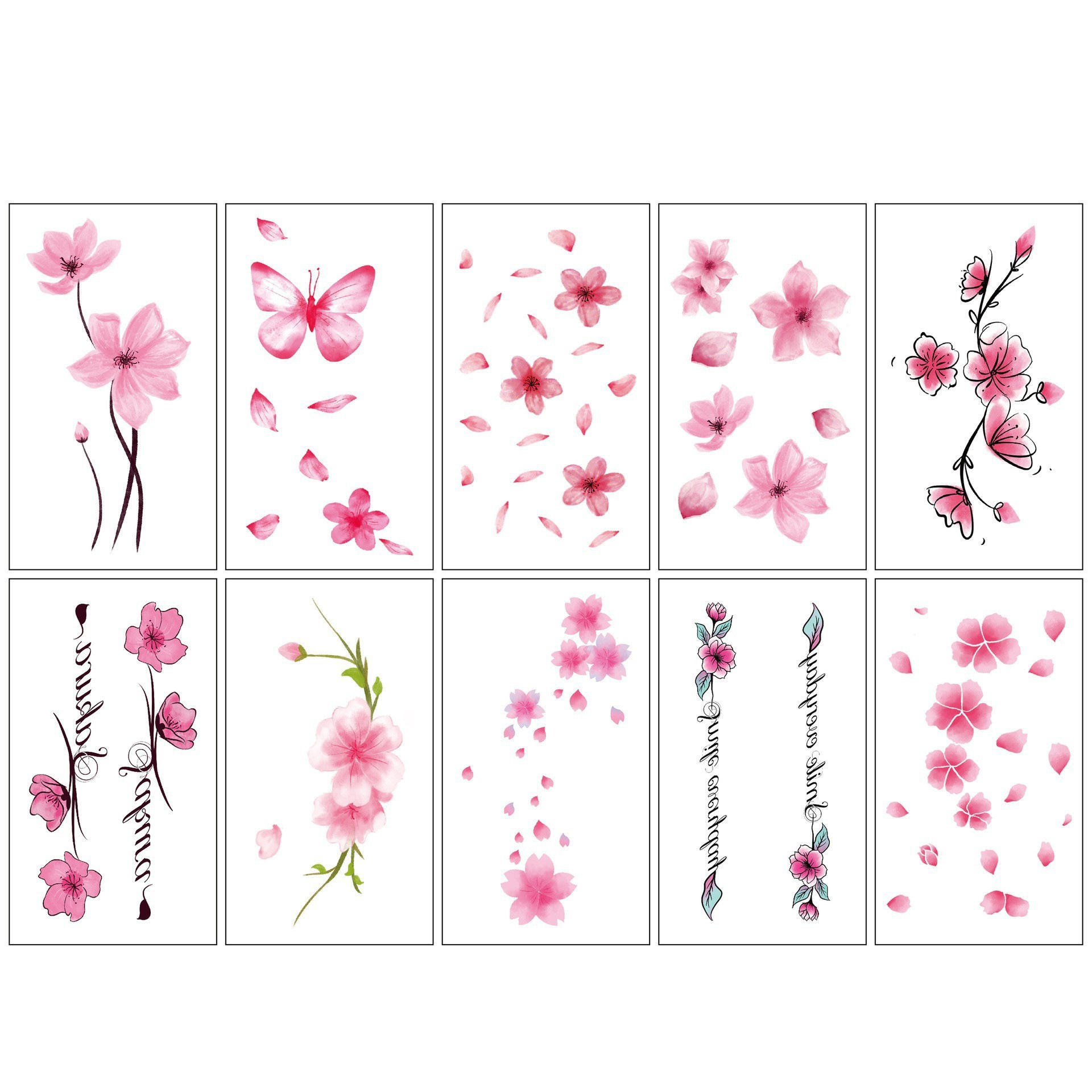 ชุดดอกซากุระ-10 - 6.8*12ซม