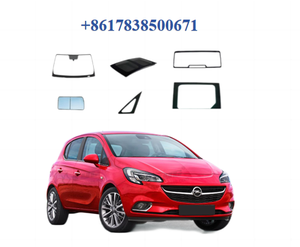 OPEL CORSA-E HBK รถยนต์กระจกหน้ากระจกประตูหน้าต่างหน้าต่างด้านหลังสามเหลี่ยมประกอบไตรมาสซันรูฟ