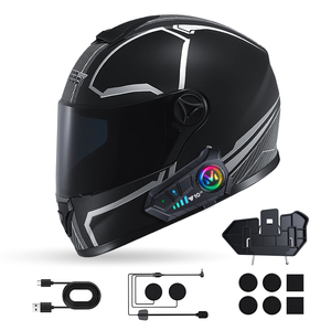 Y10 2X BT casco de motocicleta 300m intercomunicador auricular inalámbrico moto Bt auriculares con IPX6 impermeable larga espera 35 horas - Product Image 2