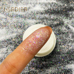 Poussière de fée arc-en-ciel, paillettes en verre, décorations de paillettes blanches, poussière de paillettes pour ongles - Product Image 2