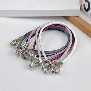 Sangles courtes pour téléphone portable, couleur unie, en cuir, <span class=keywords><strong>cordon</strong></span> de téléphone universel, bracelet pour <span class=keywords><strong>homme</strong></span> et femme, accessoire. - Product Image 2