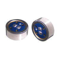 Electret 9750 filaire arrière condensateur Microphone Capsules antibruit écouteur haut-parleur casques composants acoustiques
