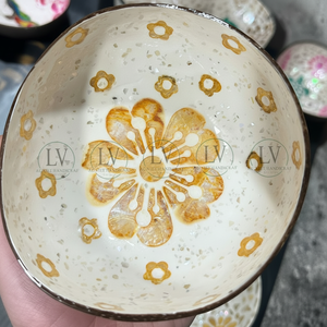 Cuenco de coco con incrustaciones de nácar de tendencia superior, ambiente de verano, regalo del Día de San Valentín, venta al por mayor de la fábrica de Vietnam - Product Image 1
