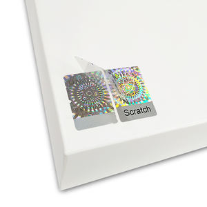 Logo imprimable personnalisé Sécurité QR <span class=keywords><strong>Code</strong></span> Scratch-off Sceau holographique Autocollant d'étiquette inviolable - Product Image 5