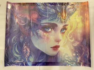 Forets carrés complets en résine haut de gamme 90 couleurs comprenant AB Dust Glittery Soft Short Lint Elf Princess 5D Diy Diamond Paintings Kits - Product Image 4