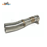 Tuyau d'échappement de tuyau de lien moyen d'échappement d'acier inoxydable de 51mm pour l'échappement de moteur de Honda XADV 750 modifié