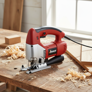 Sierra de Calar Profesional Curva FesTool JS007, Sierra Eléctrica para Metal y Madera, Versión Personalizada para Bricolaje, Motor con Escobillas de 600W, Profundidad de Corte de 80mm - Product Image 1