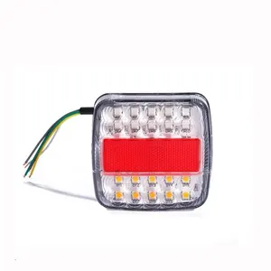 Lampu Sorot arah mobil LED, lampu belakang keselamatan lalu lintas darurat peringatan berkedip